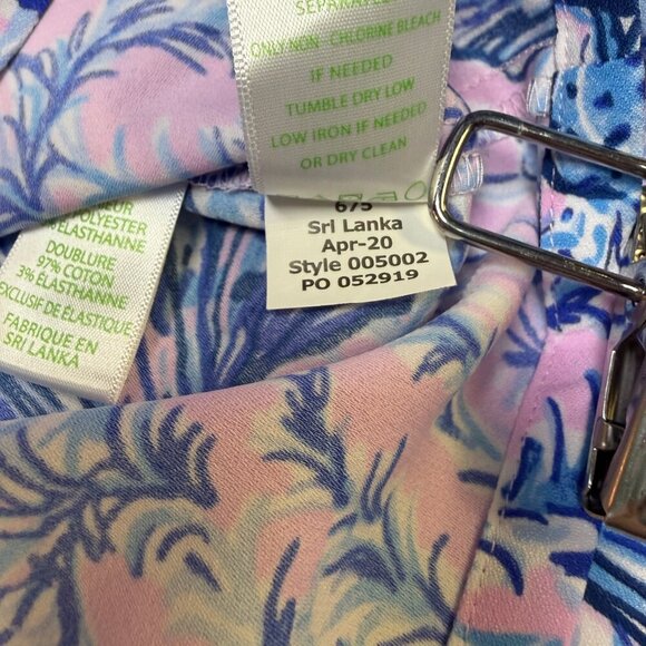 Lilly Pulitzer Zenon Ruffle Romper Magnolia Lilac “A Little Jelly” 6 EUC - Picture 13 of 15